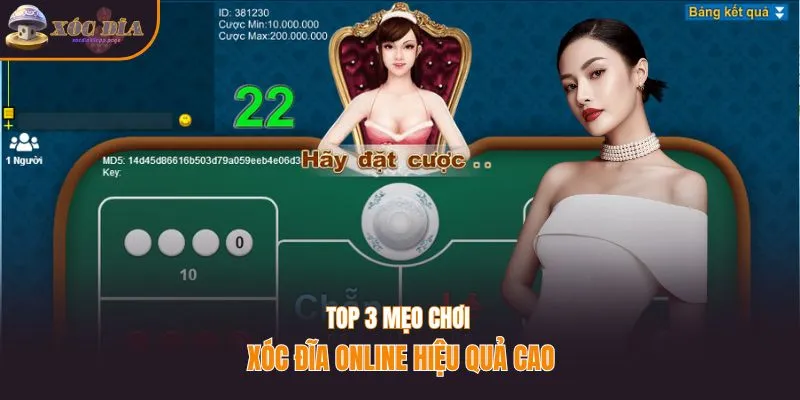 Top 3 mẹo chơi xóc đĩa online hiệu quả cao