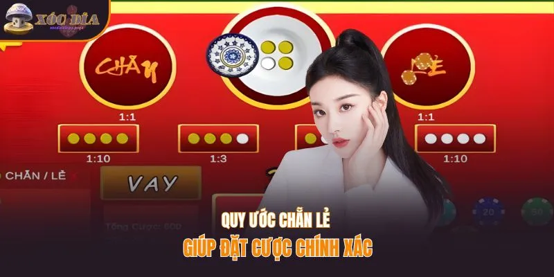 Quy ước chẵn lẻ giúp đặt cược chính xác